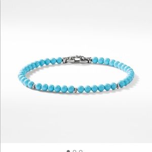David Yurman Bijoux Spiritual Bead Bracelet Turquoise